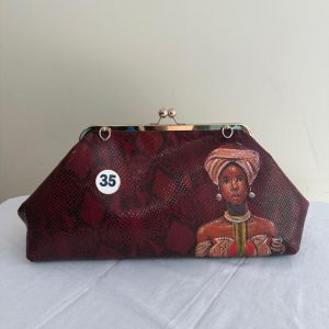 Burgundy Clutch (18x10)