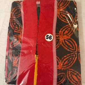 Orange zippered Kimono