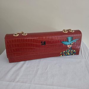 Red Chain Purse