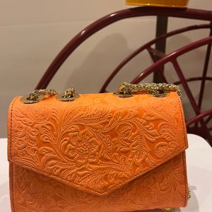 Orange Chain Bag
